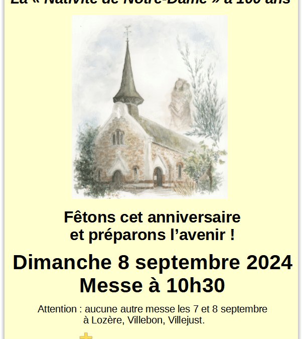 « Nativité de NOTRE-DAME » à Lozère-sur-Yvette